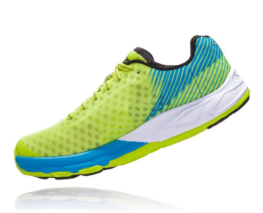 Hoka One One Løbesko Dame - Evo Carbon Rocket - Grøn/Blå - 890327GQP